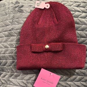 Kate Spade Glittering Red Women's Hat